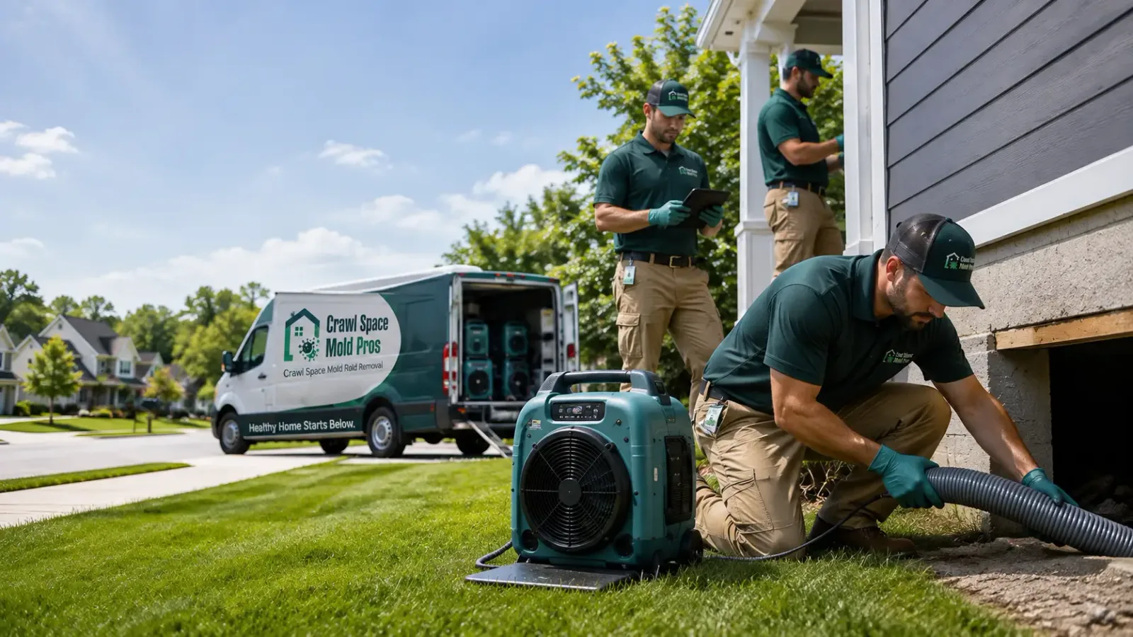 Crawl Space Mold Removal in Rimrock, AZ